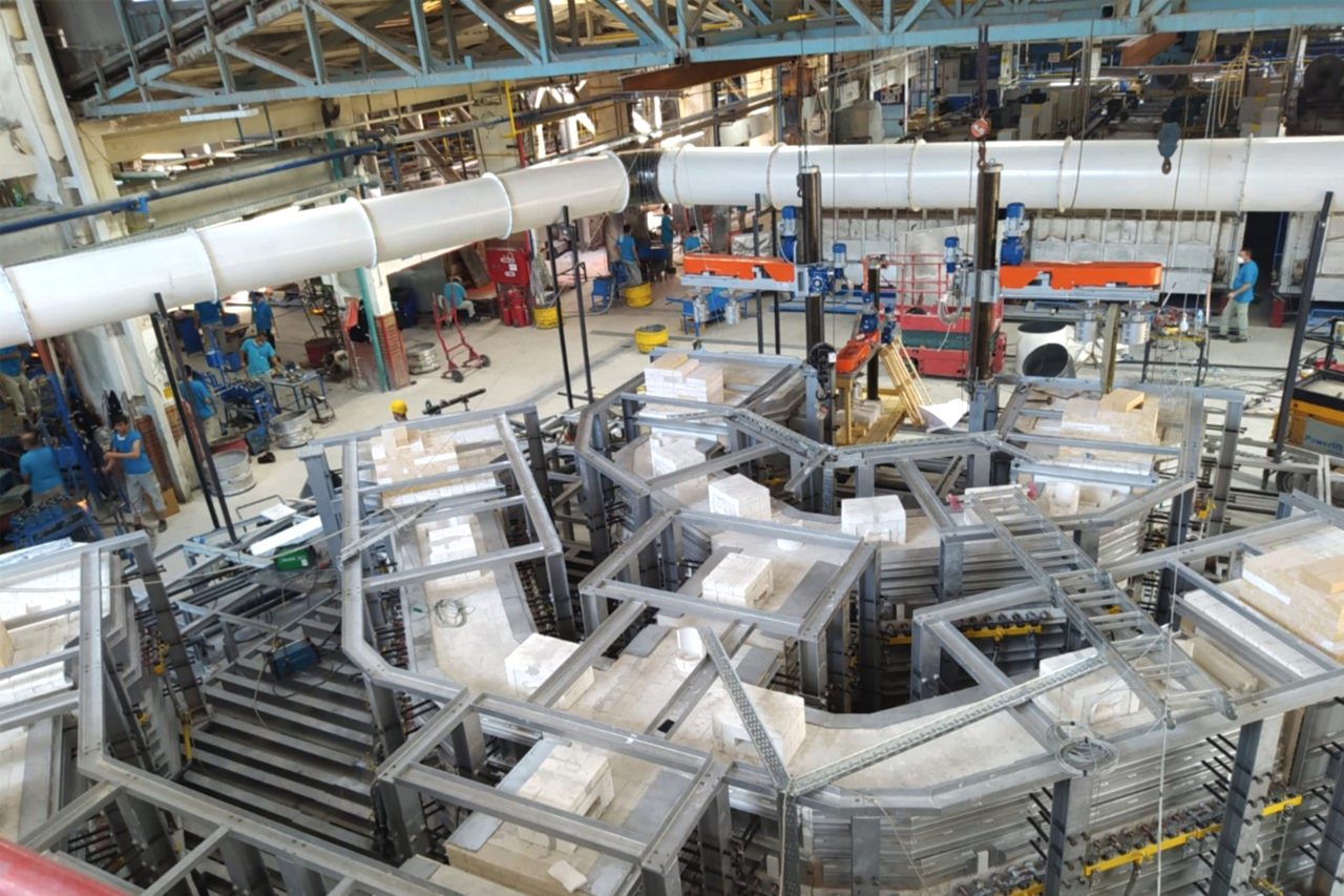 Şişe Cam A.Ş. Denizli DC2 Fırını Soğuk Tamiri